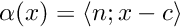 $ dP(x) = \frac{\partial P(x)}{\partial x} $